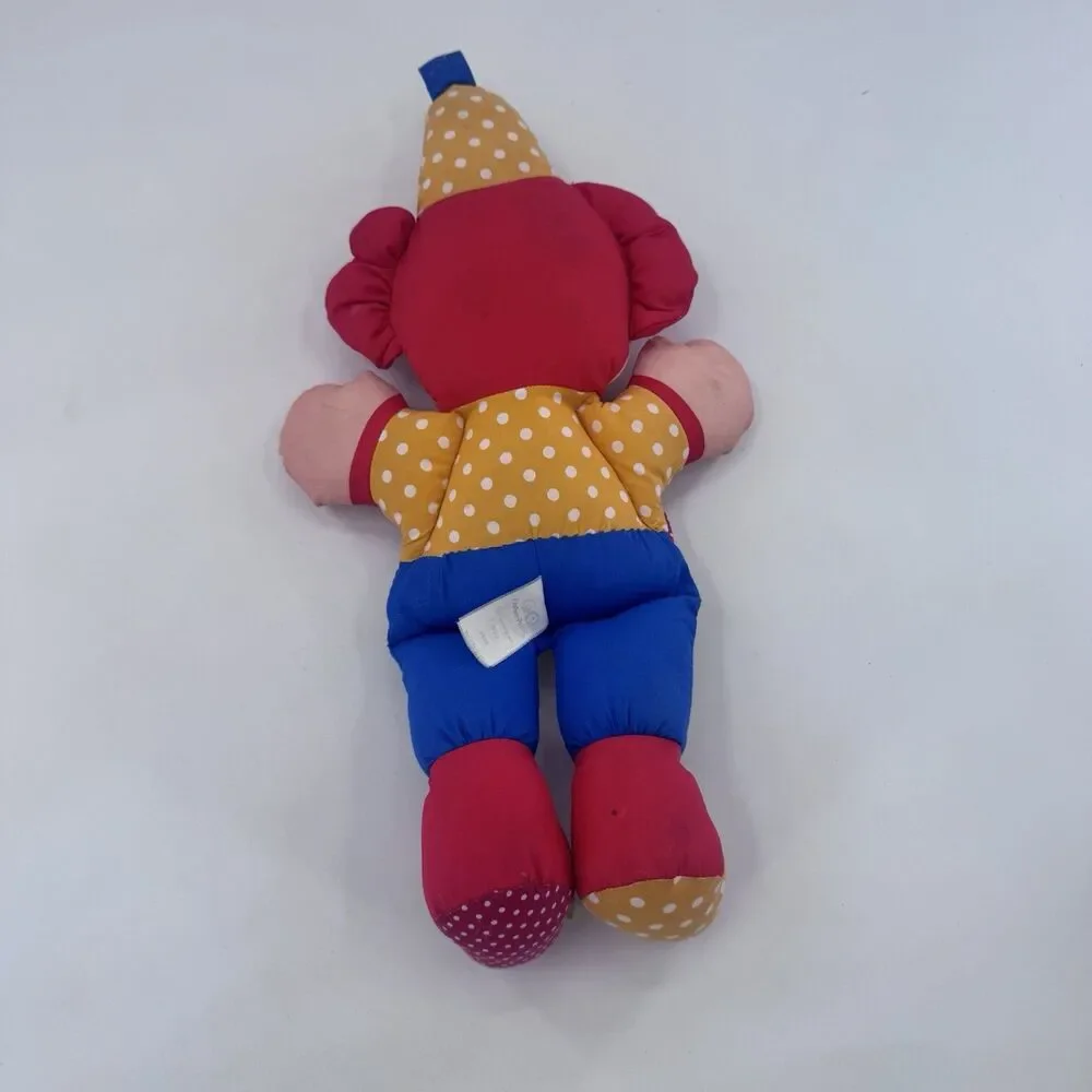 Fisher Price Kiddicraft Vintage 1990 Learning Clown Count Tie Snap Zip Button